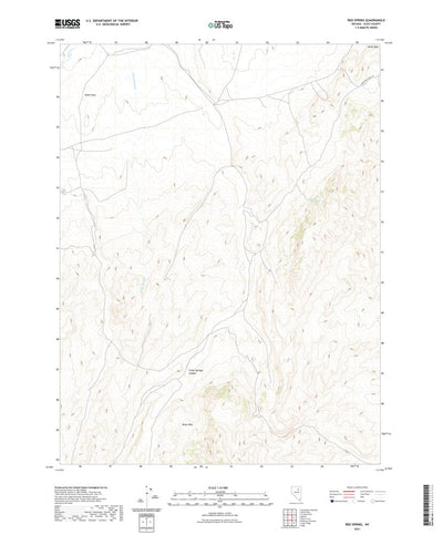 United States Geological Survey Red Spring, NV (2021, 24000-Scale) digital map