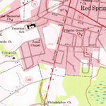 United States Geological Survey Red Springs, NC (1974, 24000-Scale) digital map