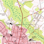 United States Geological Survey Red Springs, NC (1974, 24000-Scale) digital map