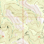 United States Geological Survey Red Spur Mountain, UT (1986, 24000-Scale) digital map