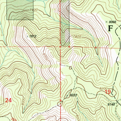 United States Geological Survey Red Spur Mountain, UT (1998, 24000-Scale) digital map
