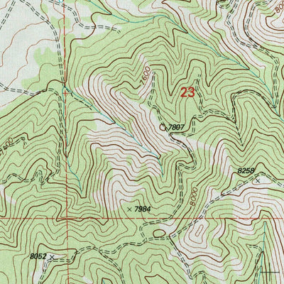 United States Geological Survey Red Spur Mountain, UT (1998, 24000-Scale) digital map