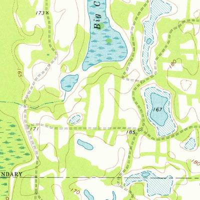 United States Geological Survey Red Store Crossroads, GA (1974, 24000-Scale) digital map