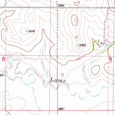 United States Geological Survey Red Top Butte, MT (1982, 24000-Scale) digital map