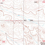 United States Geological Survey Red Top Butte, MT (1982, 24000-Scale) digital map