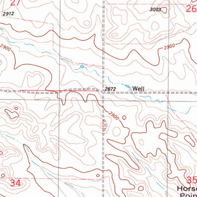 United States Geological Survey Red Top Butte, MT (1982, 24000-Scale) digital map