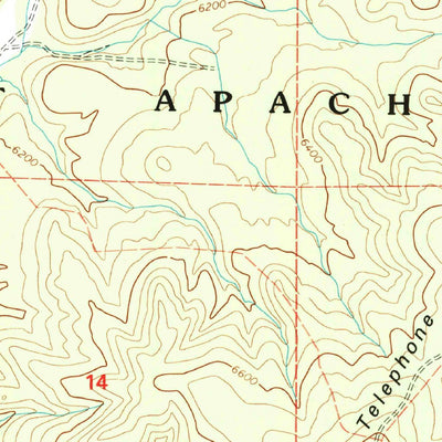 United States Geological Survey Red Top Mountain, AZ (1998, 24000-Scale) digital map