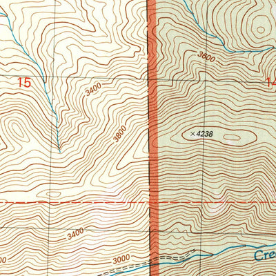 United States Geological Survey Red Top Mountain, WA (2003, 24000-Scale) digital map