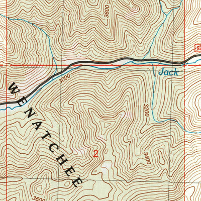 United States Geological Survey Red Top Mountain, WA (2003, 24000-Scale) digital map
