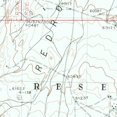 United States Geological Survey Red Valley, AZ-NM (1982, 24000-Scale) digital map