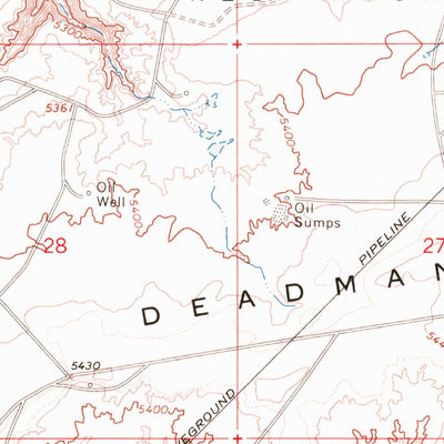United States Geological Survey Red Wash NW, UT (1968, 24000-Scale) digital map