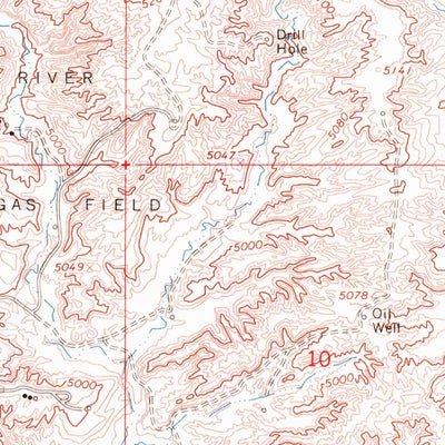 United States Geological Survey Red Wash NW, UT (1968, 24000-Scale) digital map