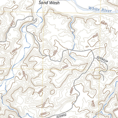 United States Geological Survey Red Wash SW, UT (2023, 24000-Scale) digital map