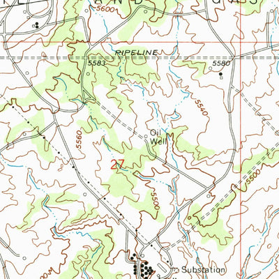 United States Geological Survey Red Wash, UT (1968, 24000-Scale) digital map