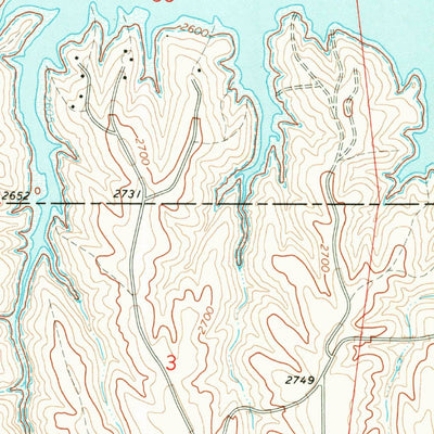 United States Geological Survey Red Willow Dam, NE (1970, 24000-Scale) digital map