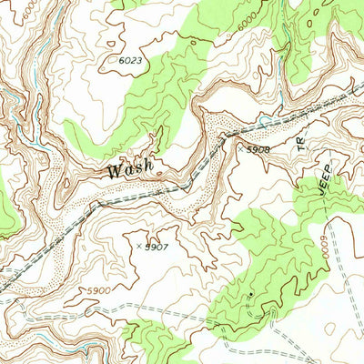 United States Geological Survey Red Willow Spring, AZ (1970, 24000-Scale) digital map