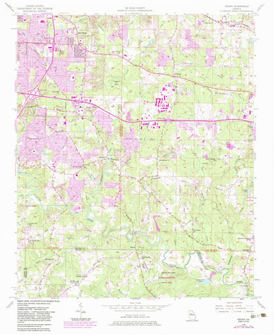 United States Geological Survey Redan, GA (1956, 24000-Scale) digital map