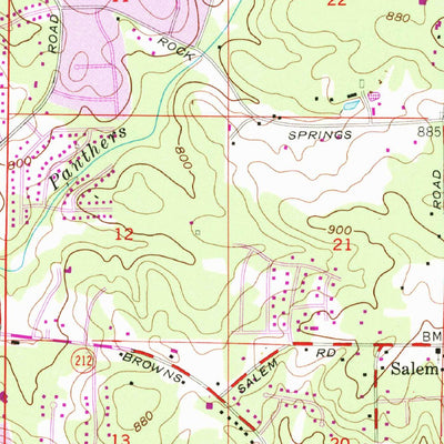 United States Geological Survey Redan, GA (1956, 24000-Scale) digital map