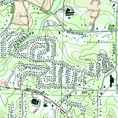United States Geological Survey Redan, GA (1999, 24000-Scale) digital map