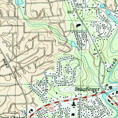 United States Geological Survey Redan, GA (1999, 24000-Scale) digital map