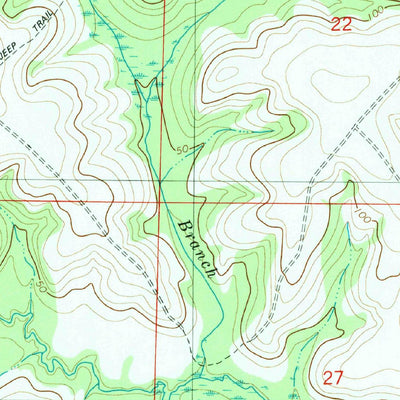 United States Geological Survey Redbay, FL (1982, 24000-Scale) digital map