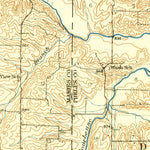 United States Geological Survey Redbird, MO (1938, 62500-Scale) digital map