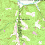 United States Geological Survey Redbird, MO (1962, 24000-Scale) digital map