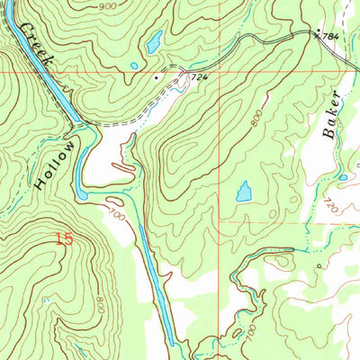 United States Geological Survey Redden, OK (1973, 24000-Scale) digital map