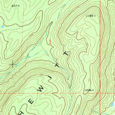 United States Geological Survey Redden, OK (1973, 24000-Scale) digital map