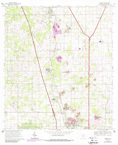 United States Geological Survey Reddick, FL (1968, 24000-Scale) digital map