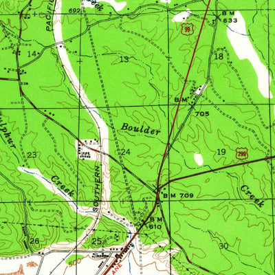 United States Geological Survey Redding, CA (1944, 62500-Scale) digital map