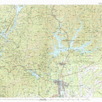 United States Geological Survey Redding, CA (1984, 100000-Scale) digital map
