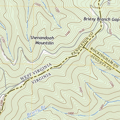 United States Geological Survey Reddish Knob, VA (2022, 24000-Scale) digital map