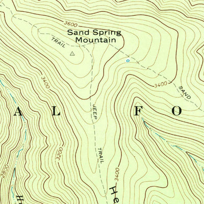 United States Geological Survey Reddish Knob, VA-WV (1967, 24000-Scale) digital map