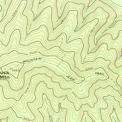 United States Geological Survey Reddish Knob, VA-WV (1967, 24000-Scale) digital map