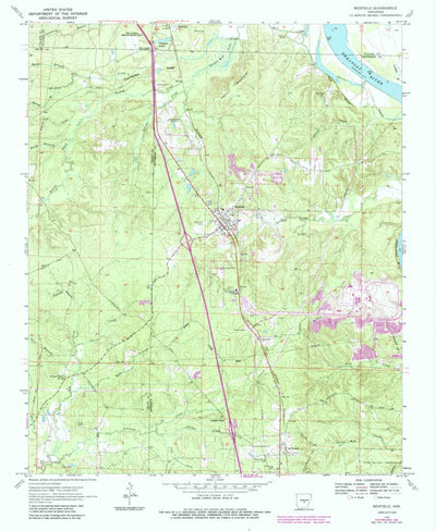 United States Geological Survey Redfield, AR (1970, 24000-Scale) digital map