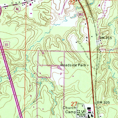 United States Geological Survey Redfield, AR (1970, 24000-Scale) digital map