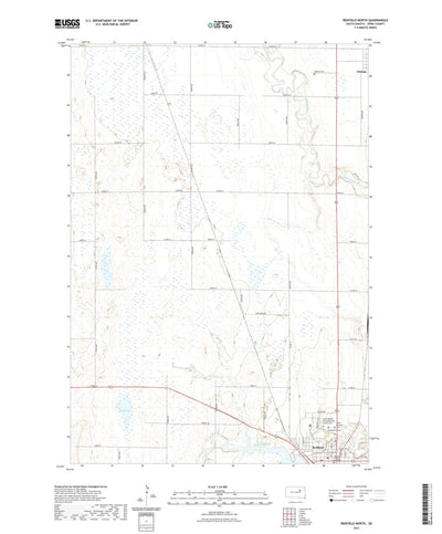 United States Geological Survey Redfield North, SD (2021, 24000-Scale) digital map