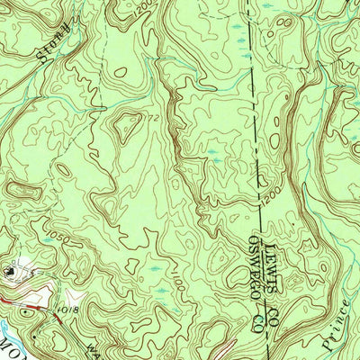 United States Geological Survey Redfield, NY (1960, 24000-Scale) digital map