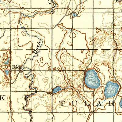 United States Geological Survey Redfield, SD (1899, 125000-Scale) digital map