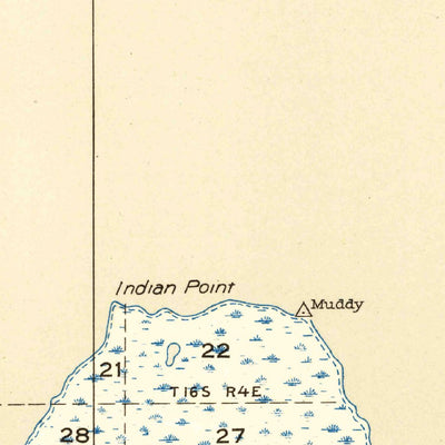 United States Geological Survey Redfish Point, LA (1946, 31680-Scale) digital map