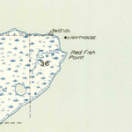 United States Geological Survey Redfish Point, LA (1954, 31680-Scale) digital map