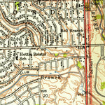 United States Geological Survey Redford, MI (1942, 24000-Scale) digital map