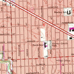 United States Geological Survey Redford, MI (1968, 24000-Scale) digital map