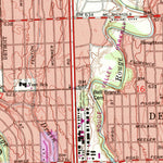 United States Geological Survey Redford, MI (1968, 24000-Scale) digital map