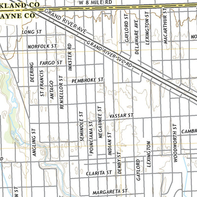 United States Geological Survey Redford, MI (2019, 24000-Scale) digital map