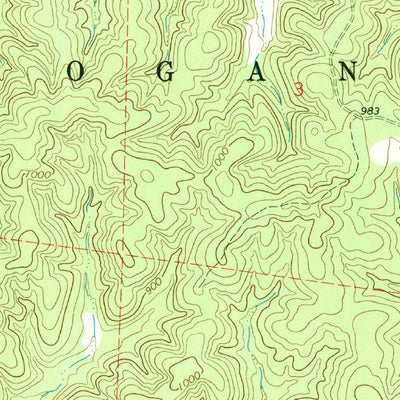 United States Geological Survey Redford, MO (1968, 24000-Scale) digital map