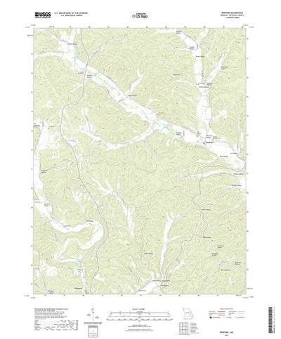 United States Geological Survey Redford, MO (2021, 24000-Scale) digital map