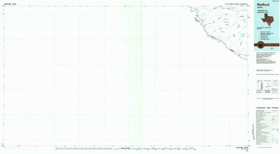 United States Geological Survey Redford, TX (1985, 100000-Scale) digital map