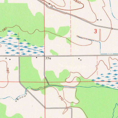 United States Geological Survey Redgranite, WI (1961, 24000-Scale) digital map